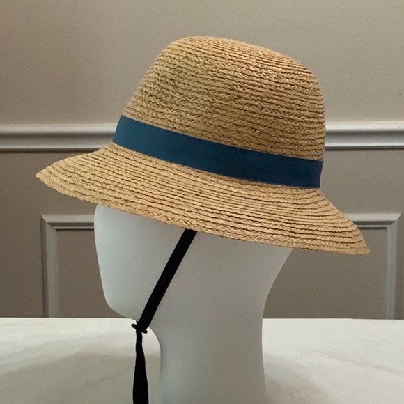 Tilley REBECCA R2 Raffia hat-Natural/Blue - Picture 10 of 13